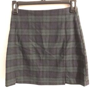 Brandy Melville Plaid Cara Skirt